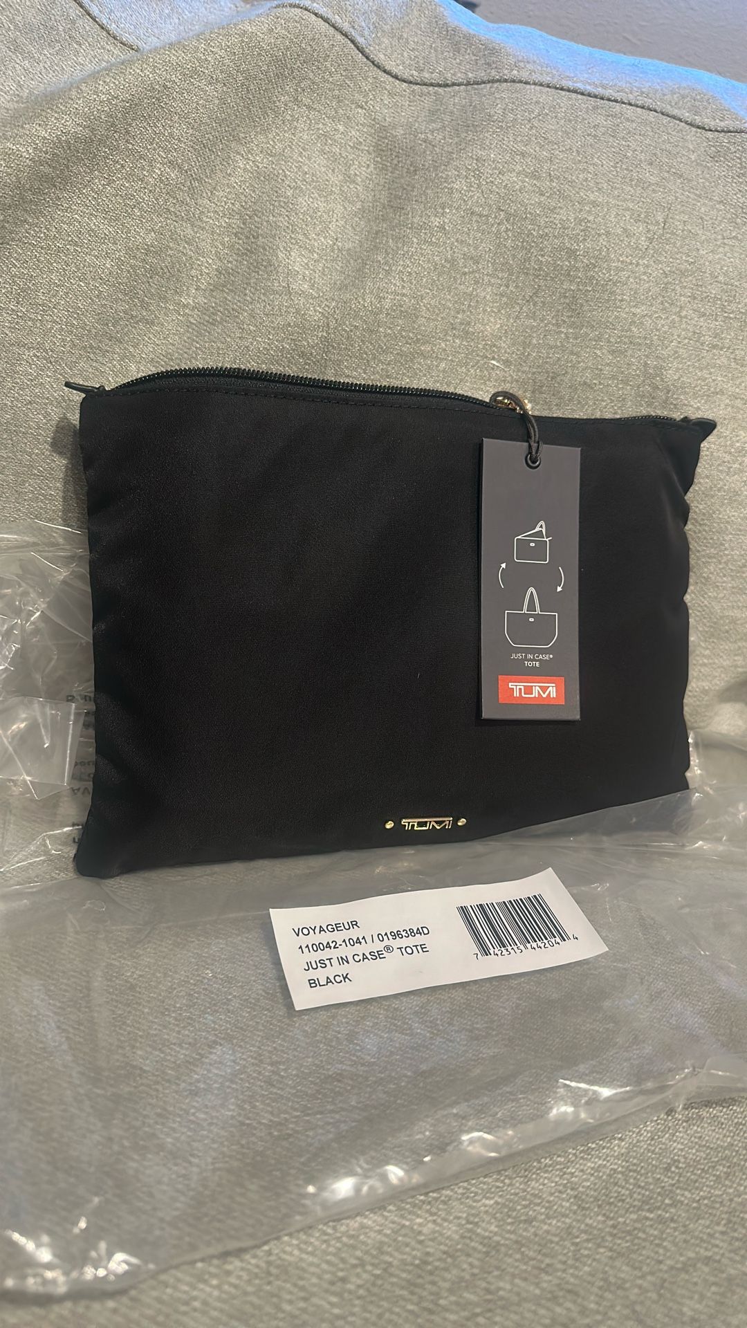 Retails For $150 👜 TUMI Voyageur “Just In Case” Tote – Black – BRAND NEW