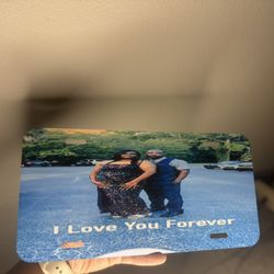 Custom license Plate