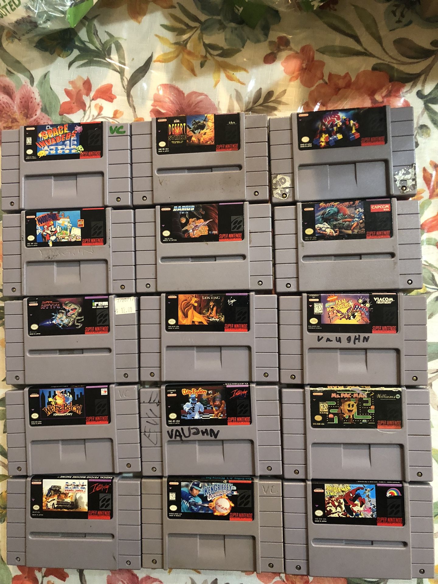 Super Nintendo Games Shoot Me An Offer