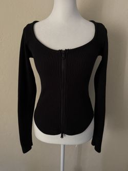 Good American fitted long sleeve