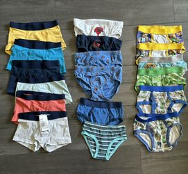 3T 4T 5T Toddler Boys Underwear Boxer Briefs Bundle 
