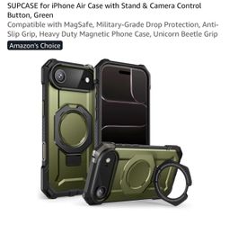 SUPCASE iPhone Air Case with Stand, Green