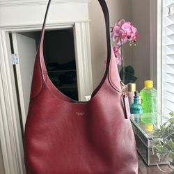 Coach Brooklyn 28 Dark Ruby Shoulder Bag