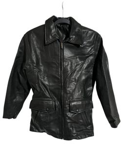 Women's COACH Black Leather Jacket