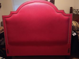  Beautiful Pink Headboard also Have Matching Curtains Separate Price. 