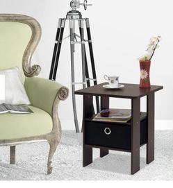 Side Tables With Bin Drawer Space