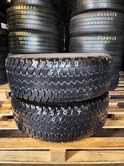265 70R 17 GOOD YEAR WRANGLER TIRES 2657017 USED TIRES (PAIR) MOUNT BALANCE INCLUDED