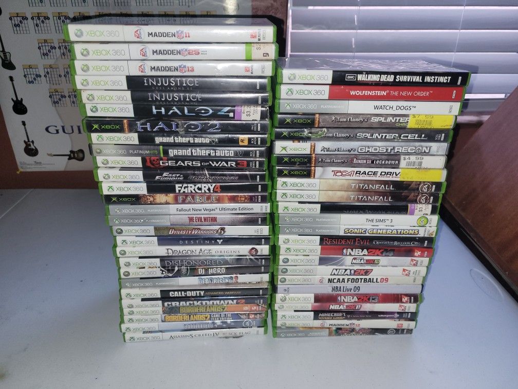 Xbox And Xbox 360 Game Lot