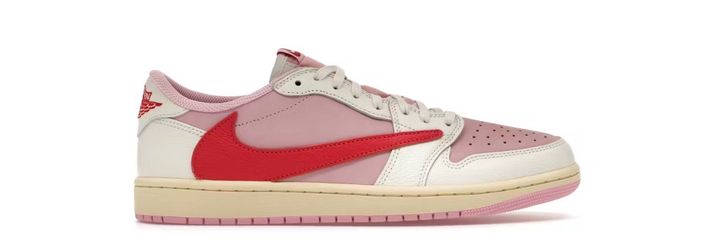 Travis Scott Jordan 1 Low Sail Tropical Pink