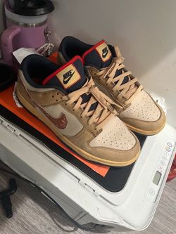 Nike Dunk Low Tan Corduroy Sneakers