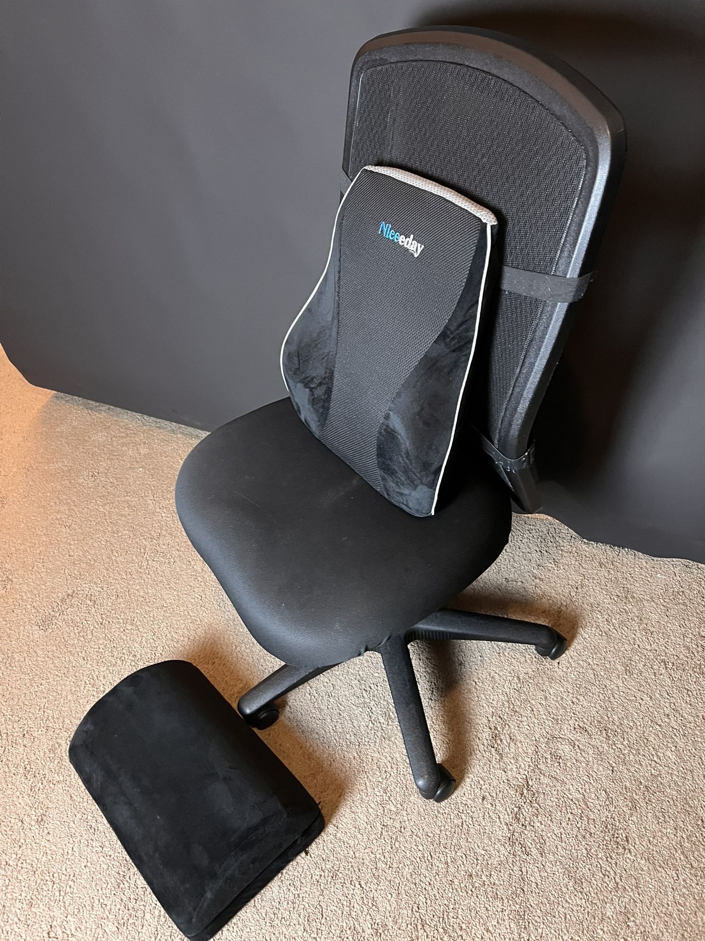Office Chair With Footrest And Back Support 