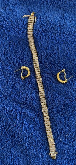 Bracelet and matching Joop earrings