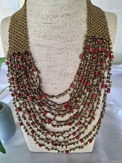 New Handmade Gemstone Necklace, Ecuador 
