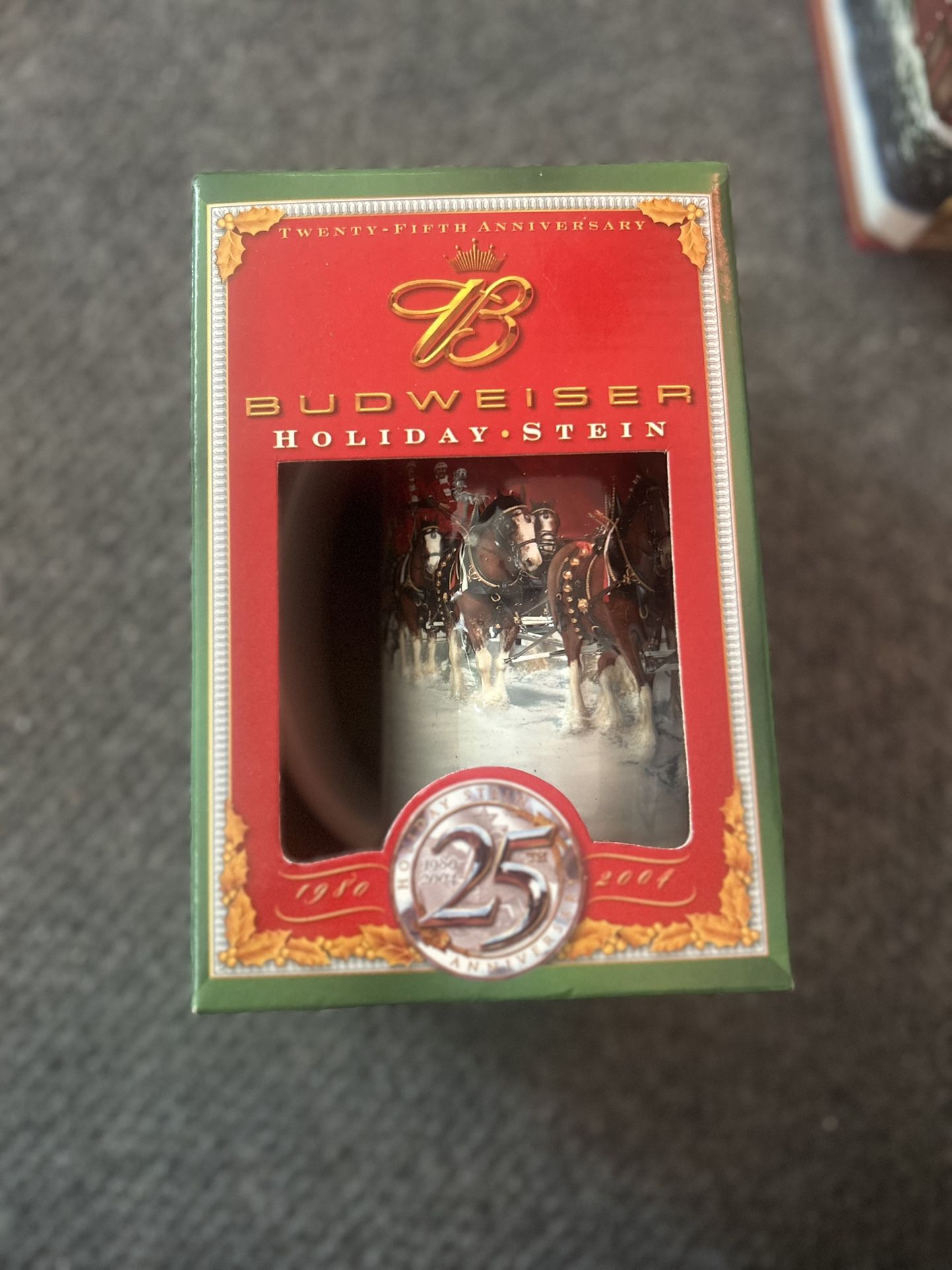 Budweiser holiday steins 2003-2006