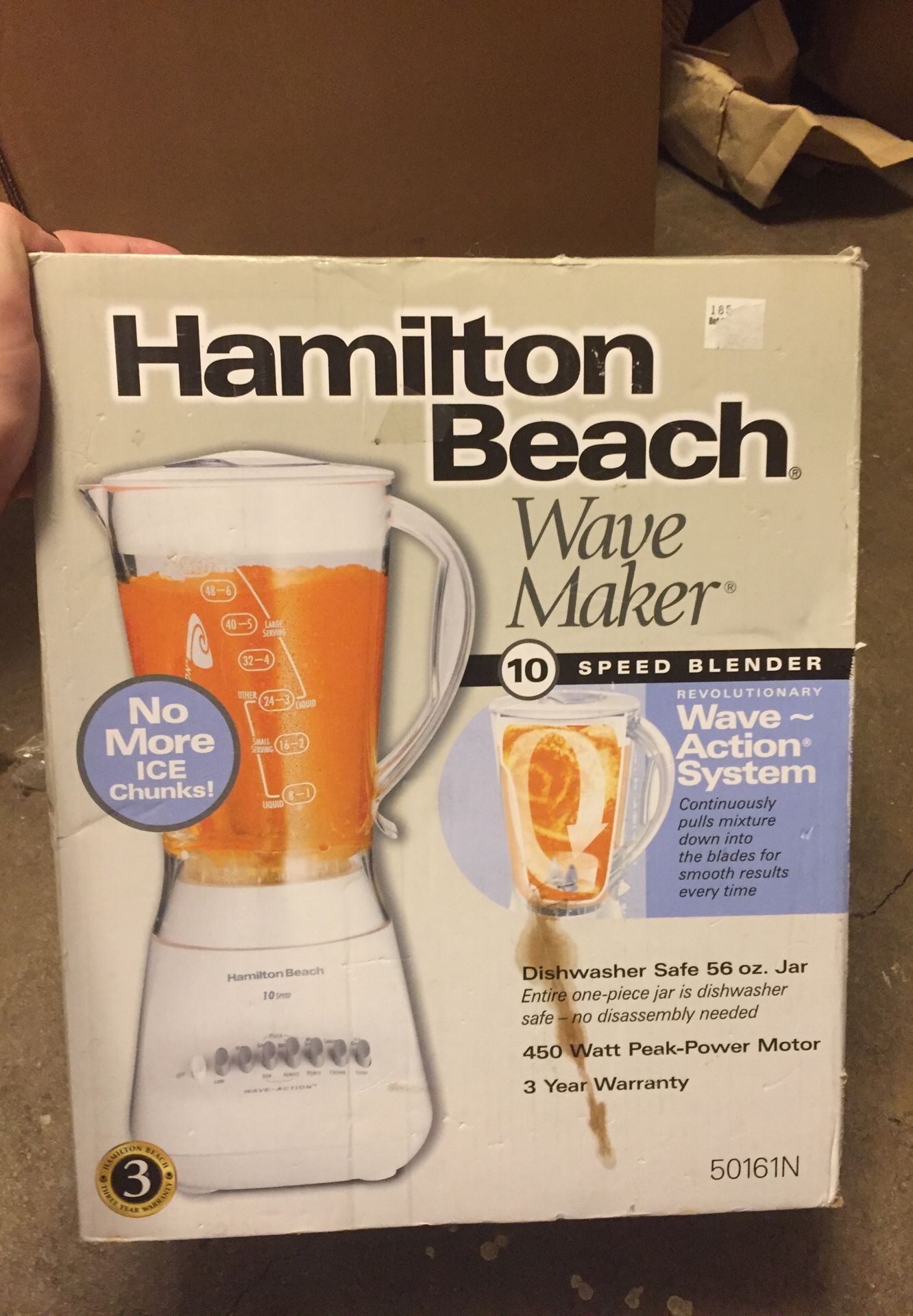 Hamilton Beach Speed Blender Wave Maker, No ice chunks