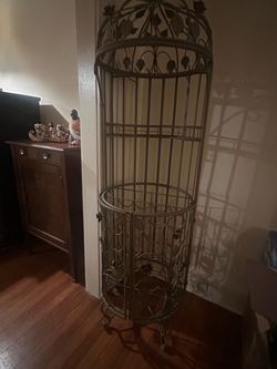 Large Decorative Metal vintage bar