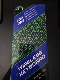 Wireless keyboard remote PS5