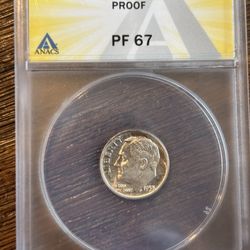 1953 Proof Roosevelt Dime – ANACS PF67
