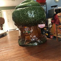 Vintage Keebler Elf Tree Cookie Jar 1980 USA 350