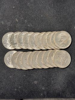 Roll of 20 Kennedy 1965 Silver Half Dollars -- LUSTROUS MS COINS! — SHIPPING AVAILABLE!!