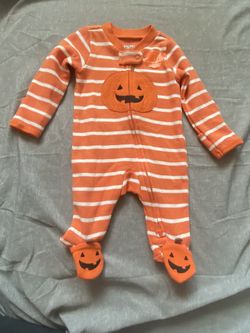 Baby Onsie Pumpkin