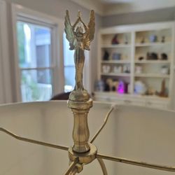 Gilded Victory Angel Lamp Finial