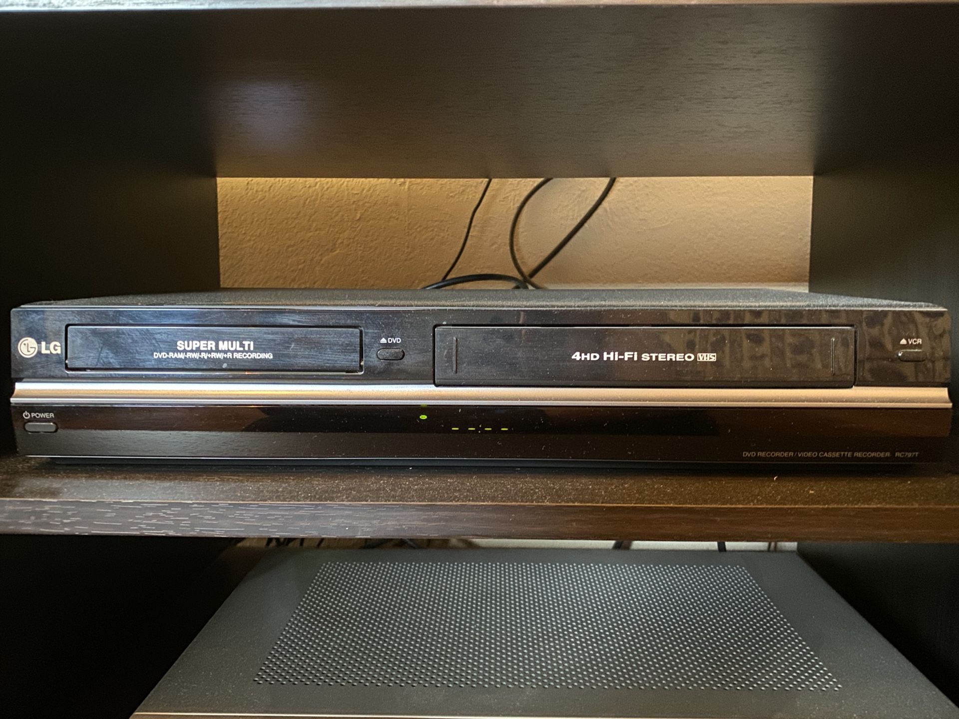 LG VHS and DVD