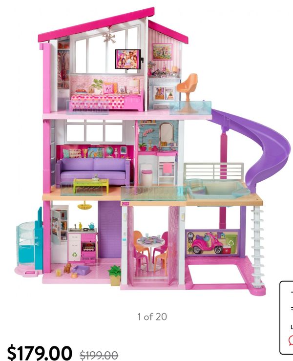 barbie dream house and car