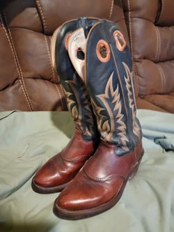 Tony Lama 6014 Men's Cowboy Collection Buckaroo Boot Size 10 1/2