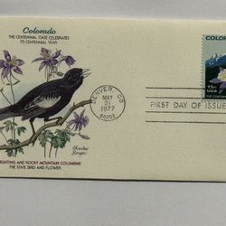 First Day of Issue Envelope and Stamp