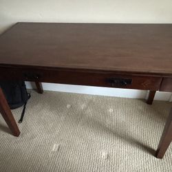 Leick Home Writing Desk 48"W with Drop Front Keyboard Drawer and  Printer Stand