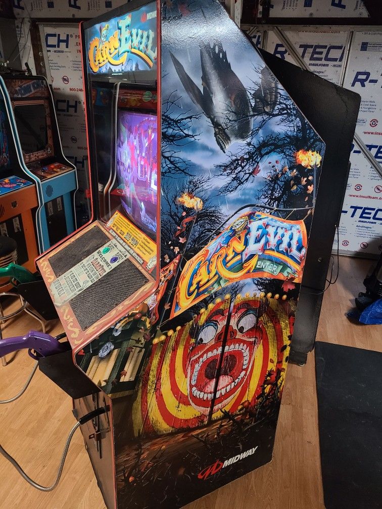 Carnevil Arcade Game Shooter Made By Midway Works Great And Takes Quarters