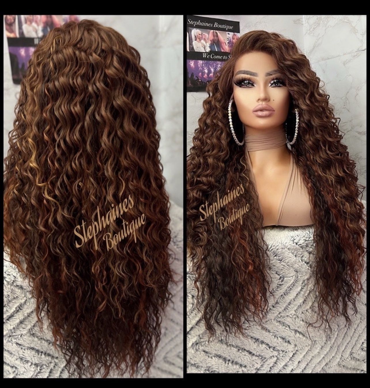 Human Hair Blended Lace Front Wig