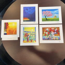 Lovely Artwork, All With Certificates Of Authenticity 
