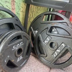 2-45,2-35,2-25LB Olympic Weight Plates