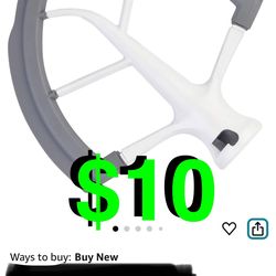 Flex Edge Beater for KitchenAid Bowl-Lift Stand Mixer - 6 Quart Flat Beater Paddle with Flexible Silicone Edges