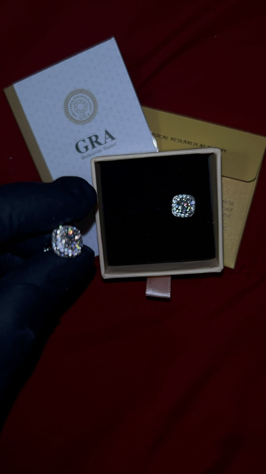 Vvs moissanite earrings