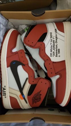 Jordan 1 off white Size 12 retro”s