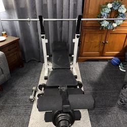 Weight Bench With Weights 
