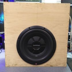 Subwoofer With Custom Enclosure For Placing Behind Truck Seat