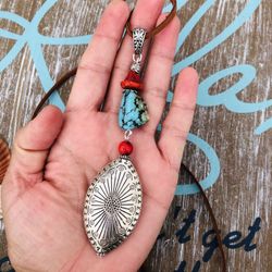 Beautiful handmade turquoise necklace!