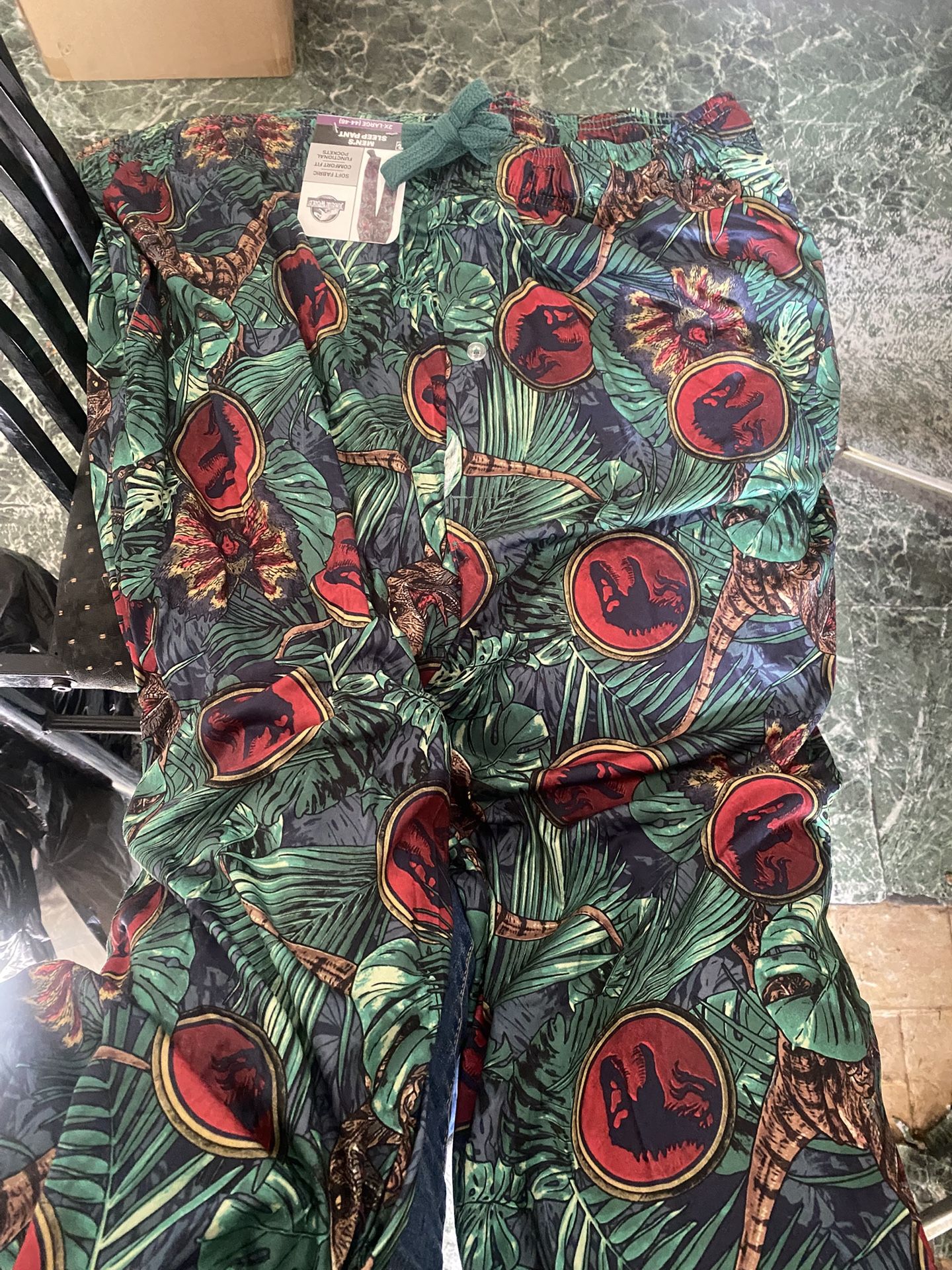 Jurassic park pj pants men size 2xl