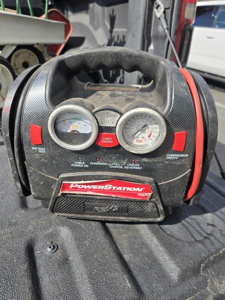 Power Station PSX2 Jump Box, LED Light And Air Compressor In One