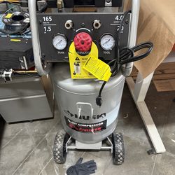 Husky 20 Gal Quiet Air Compressor – Barely Used!