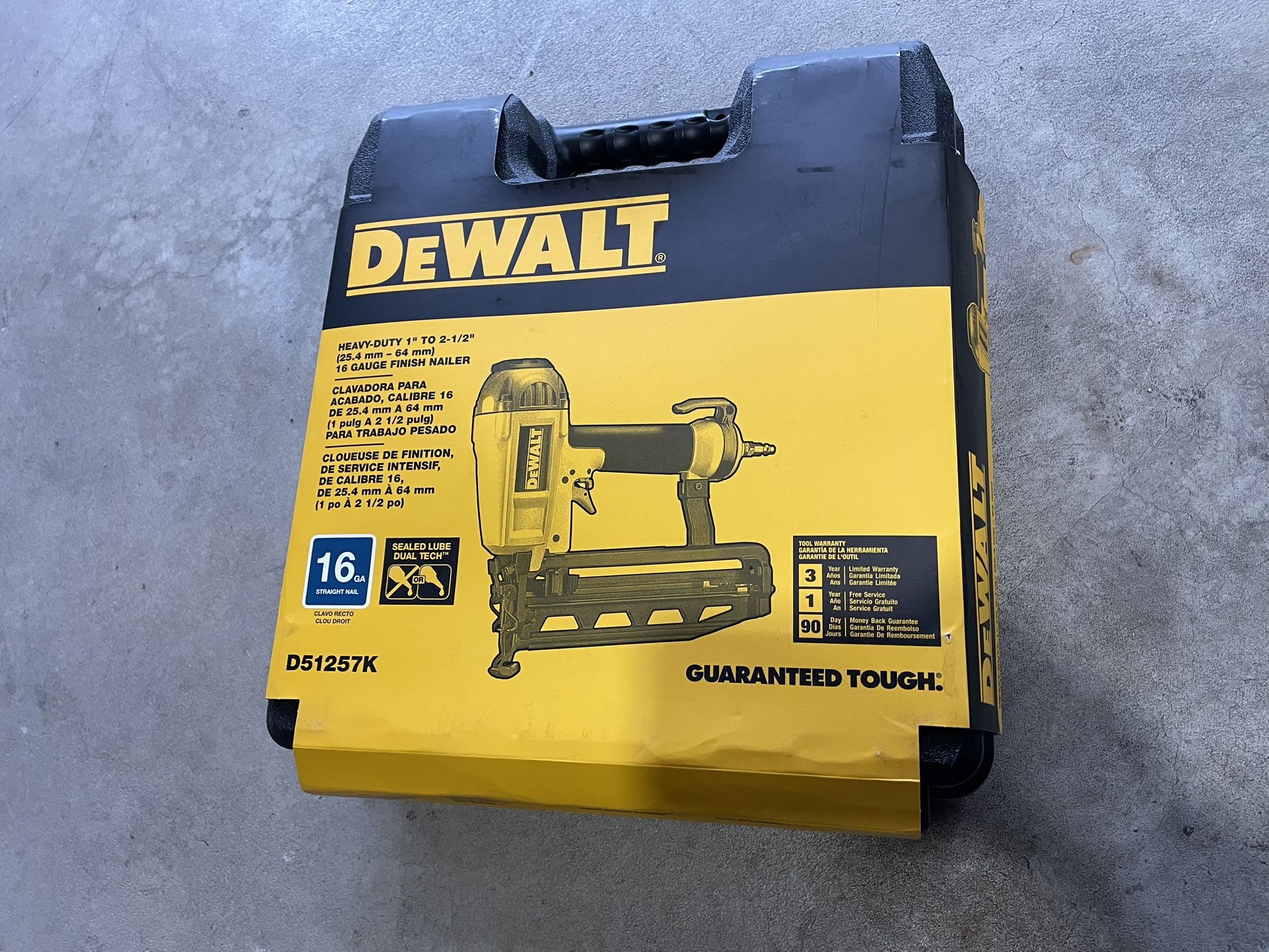 Dewalt 16 Gauge Finish Nail