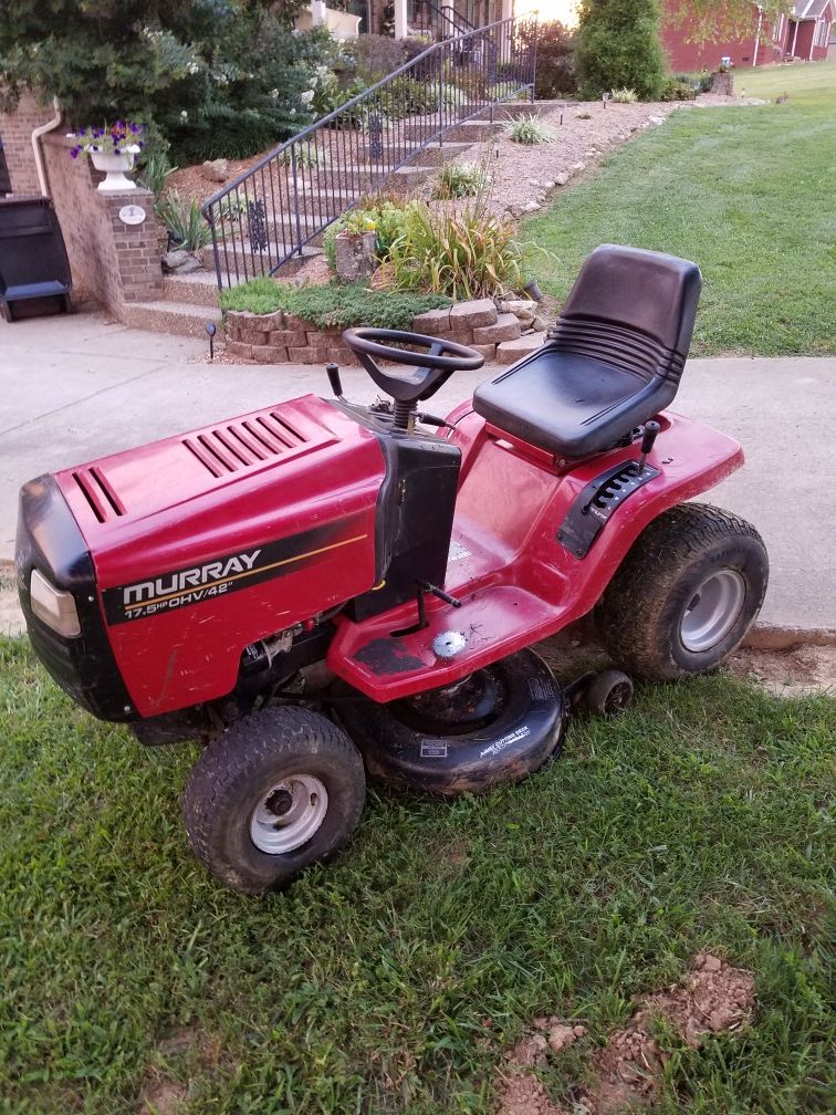 2001 murray riding mower hot sale