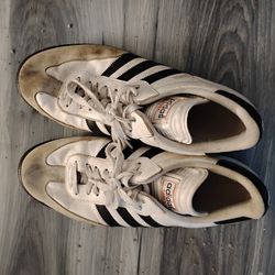 White Samba Adidas Size 10 M
