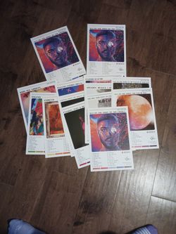 12 Packs Of Kid Cudi Album Covers On Photo Stock