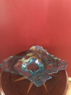 Decorative blue plate