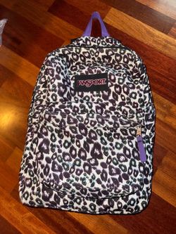 Jansport Y2K cheetah backpack
